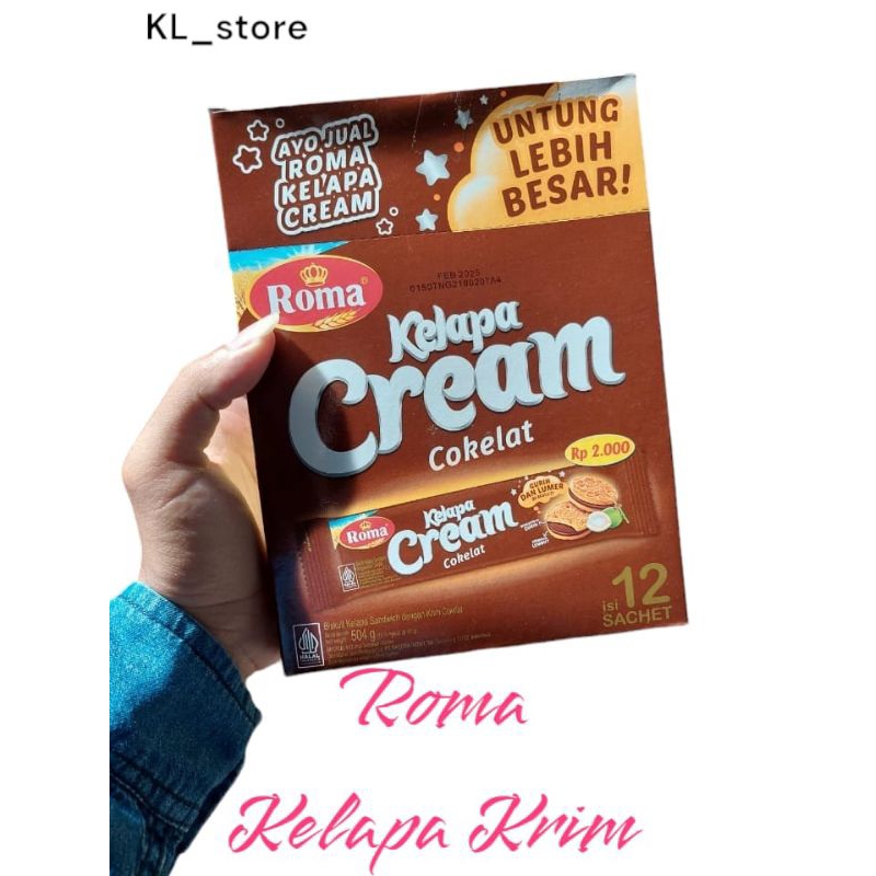 Jual Roma Kelapa Cream Kemasan Sachet 42 gram | Shopee Indonesia