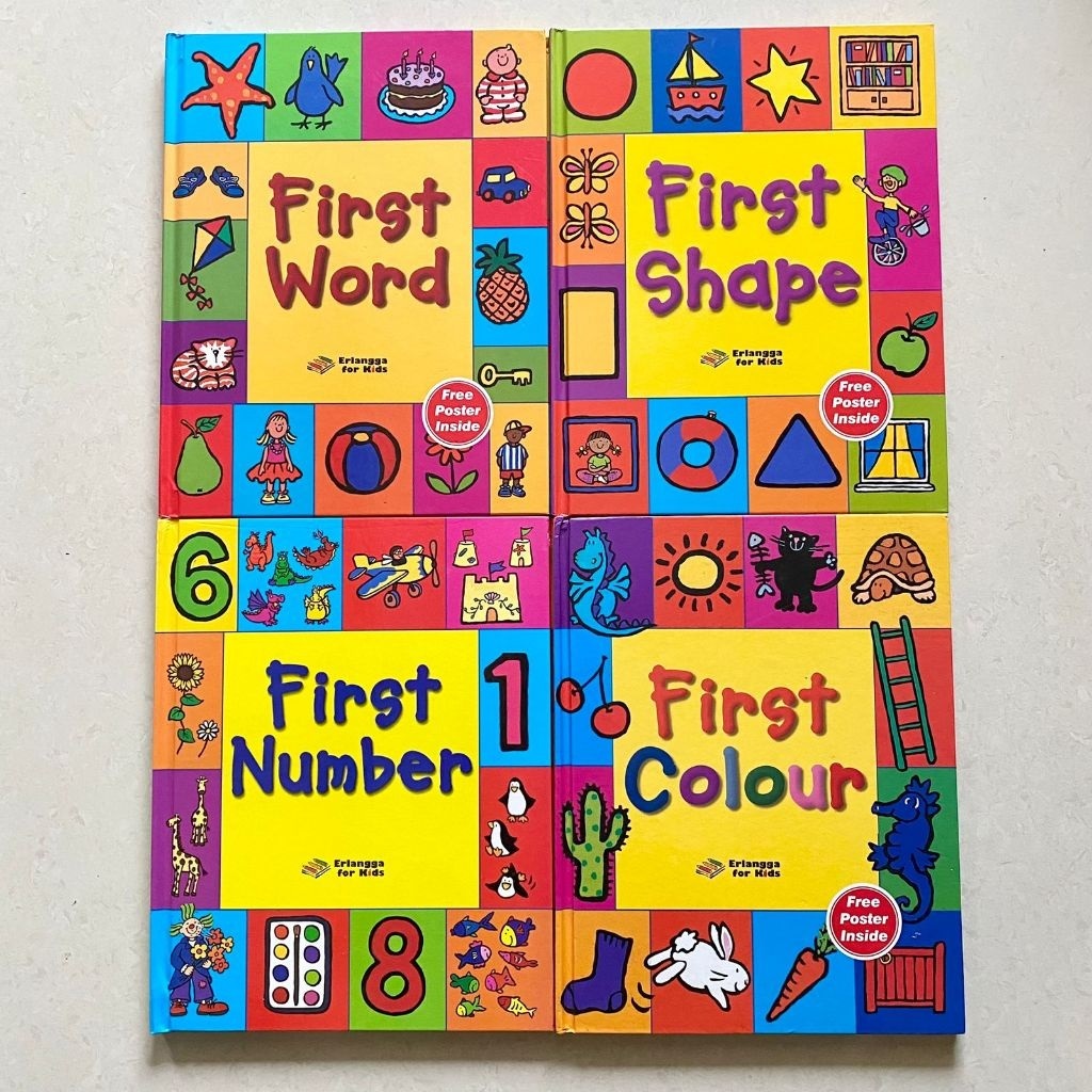 Jual ORIGINAL HARDCOVER FIRST COLOURS BOOK/ FIRST NUMBER BOOK /FIRST ...