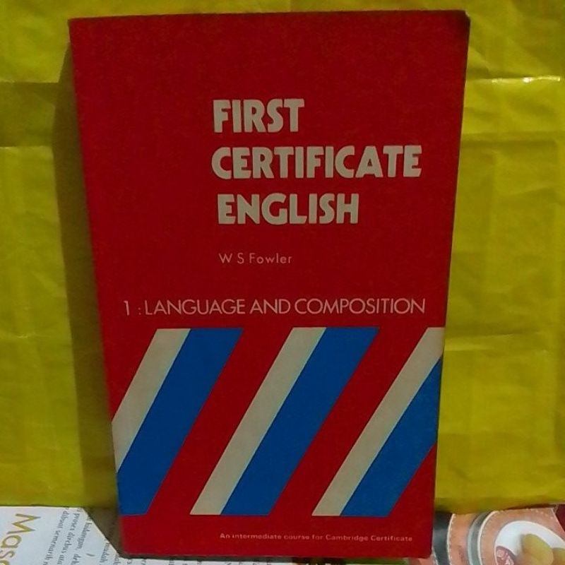 Jual FIRST CERTIFICATE ENGLISH LANGUAGE and COMPOSITION / Original ...