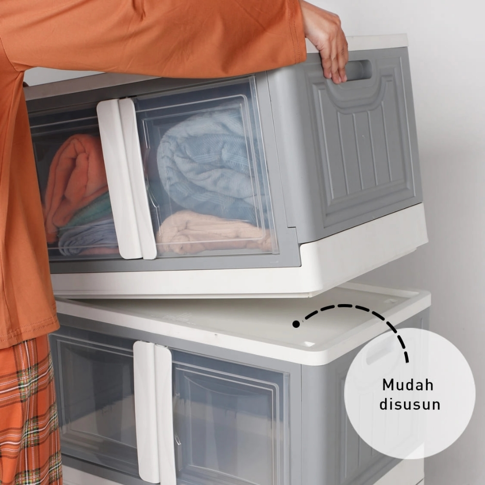 Jual [FREE ONGKIR ] Olymplast Folding Storage / Box Kotak Kontainer ...