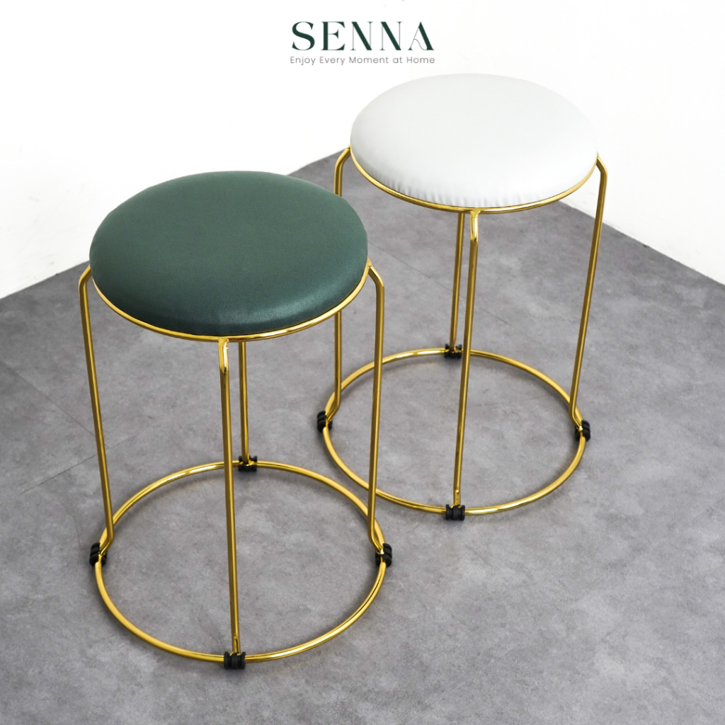 Jual Round Stool Kursi Bulat Minimalis Stacked Luxury Lazy Bench TIAMO ...