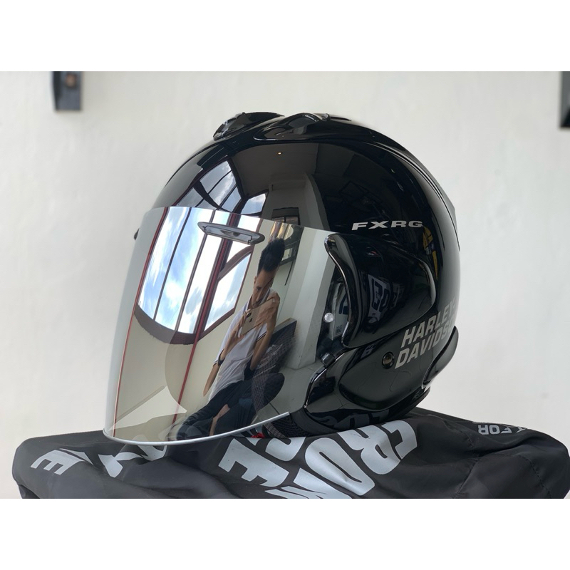 Jual Arai VZ Ram Harley Davidson FXRG | Shopee Indonesia