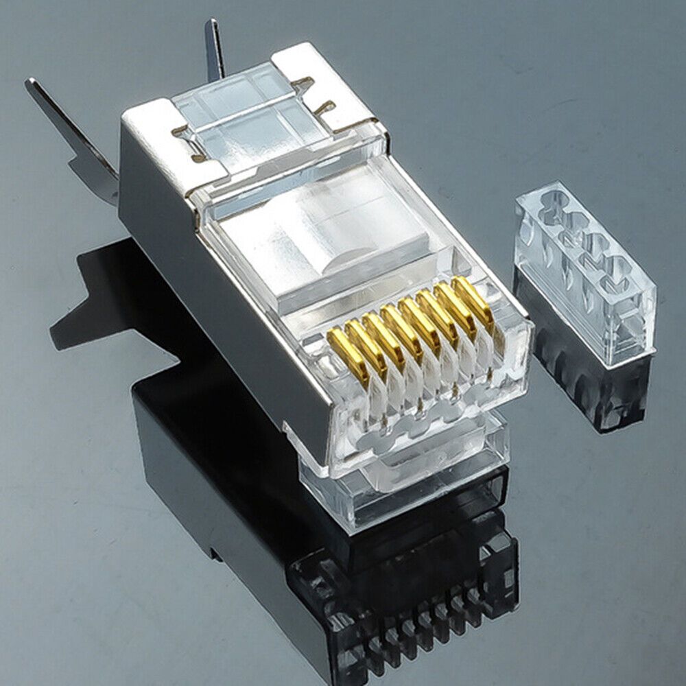 Jual Konektor Connector RJ45 Kepala LAN RJ45 CAT7 FTP STP Outdoor ...