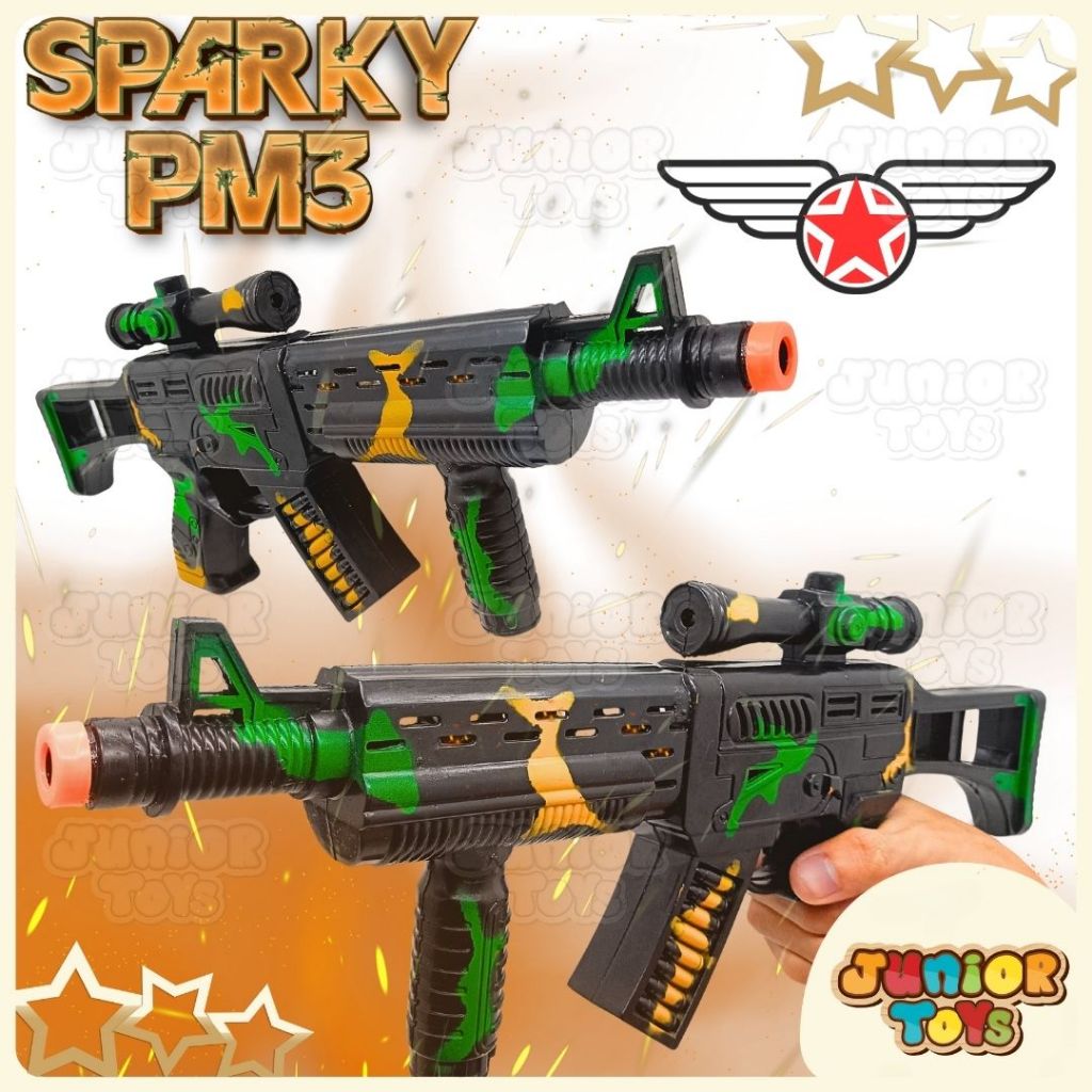 Jual Mainan Pistol Pistolan Anak Hanya Bunyi Suara Pretek Sparking ...
