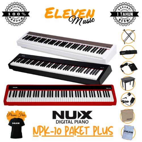 Jual Nux NPk 10 npk10 npk-10 Smart Digital Piano with Hammer Action 88 ...