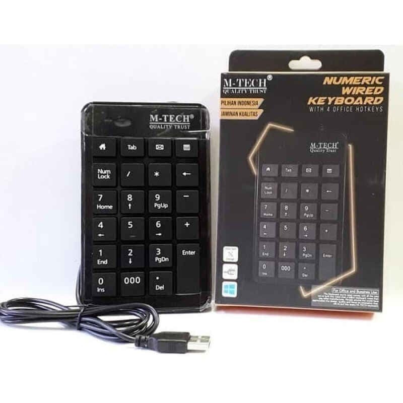 Jual Keyboard Numeric MTech Keypad M-Tech / Numpad Angka USB | Shopee ...