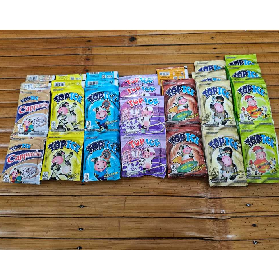 Jual Top Ice 1 Renteng isi 10 Sachet Varian rasa | Shopee Indonesia