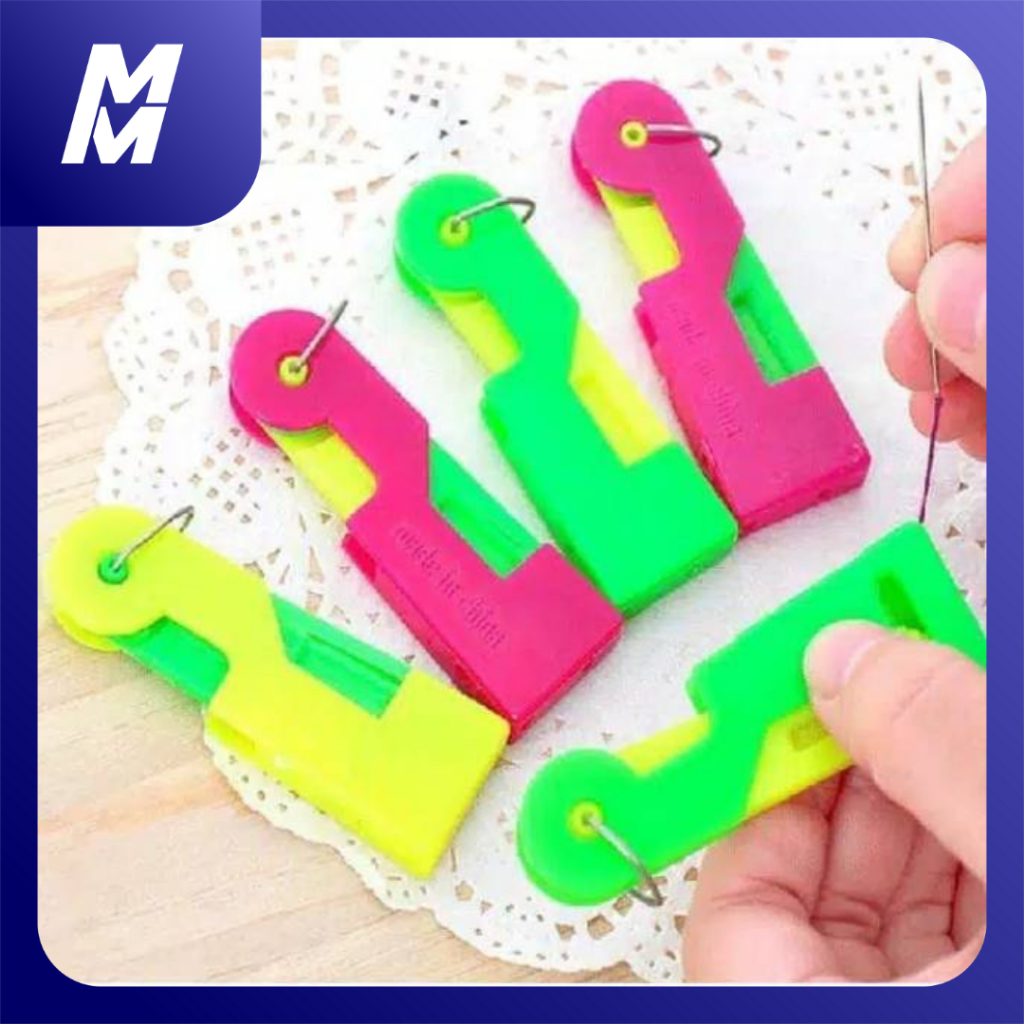 Jual Pengait Benang Alat Bantu Lubang Jarum Jahit Mini | Shopee Indonesia