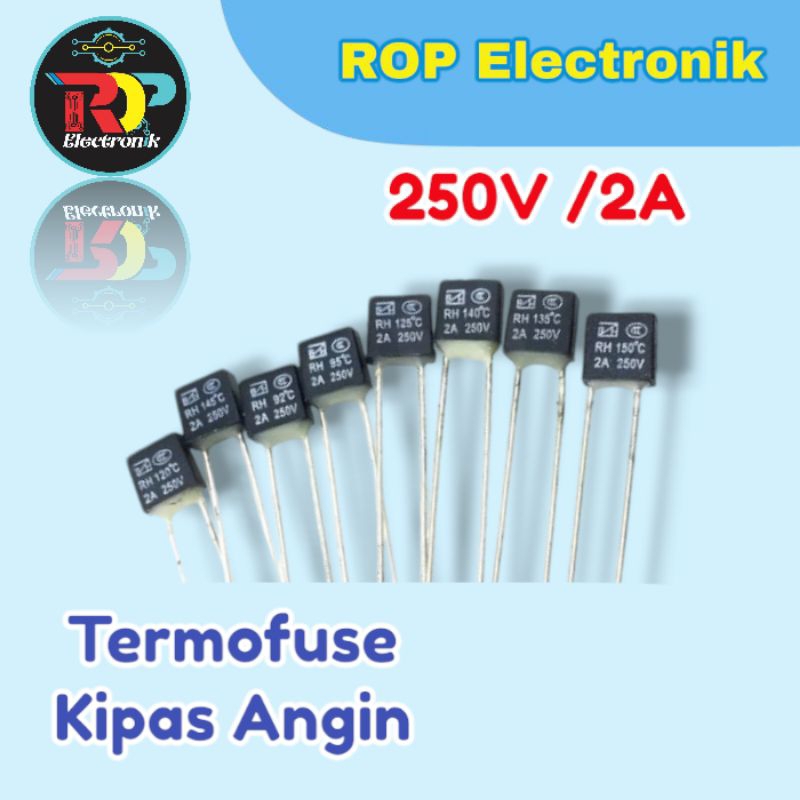 Jual Thermofuse Termofuse Fuse Kipas Angin Thermal Fuse 250V 2A ...