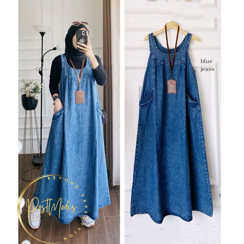 Jual AGNEZ OVERALL JEANS SACHI JAMSUIT ROK KEKINIAN TERBARU MURAH BISA ...