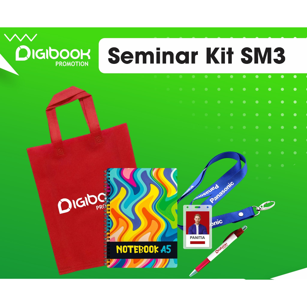 Jual Paket Seminar Kit | Tas Spundbund, Notebook Spiral A5, Pulpen ...
