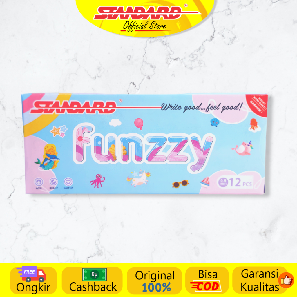 Jual Standard - Pulpen Funzzy 0.5 ( Alat Tulis / Pen / Ballpoint / Pena ...