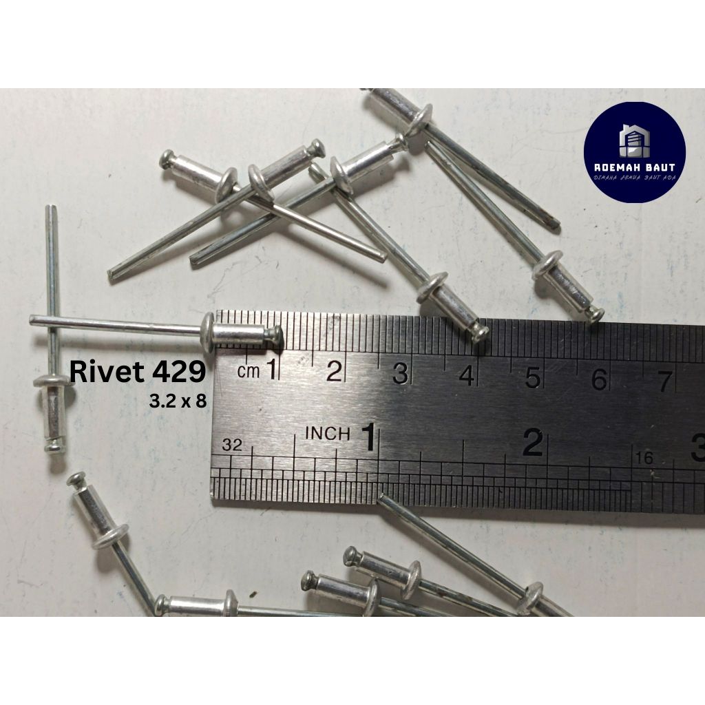 Jual Paku Rivet Merk Master - Blind Rivet (Mata Bor 3.5 mm) - Harga Dus ...