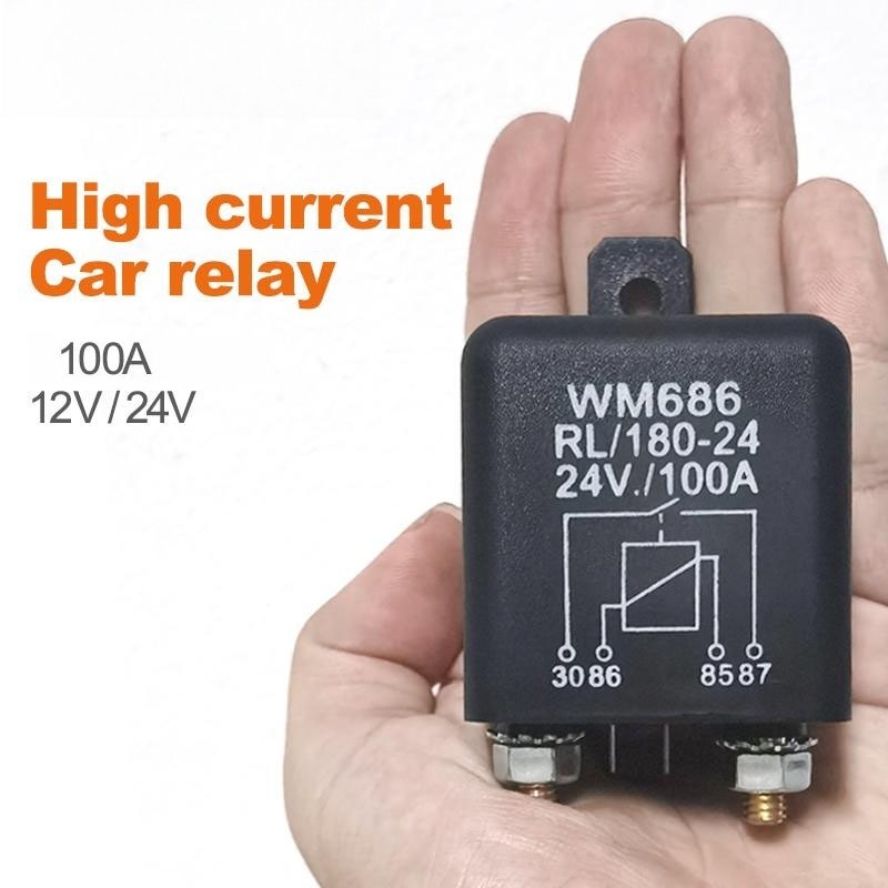 Jual Starting Relay 100A 12V 24V Untuk Power Otomotif relay ampere ...