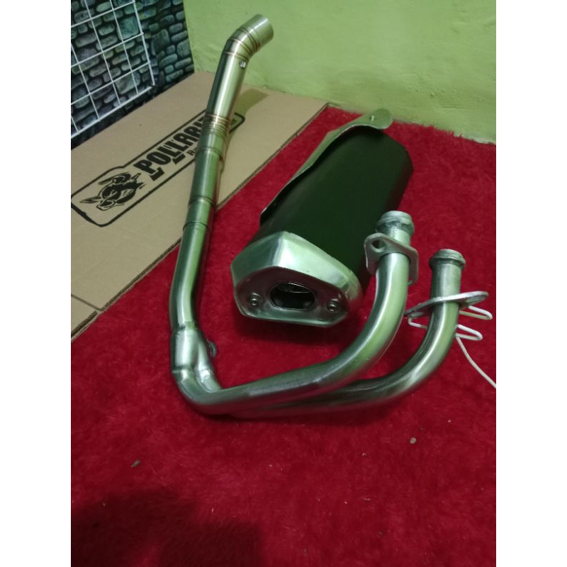 Jual knalpot standar racing kawasaki ninja 250 fi karbu r25 mt25 ninja ...