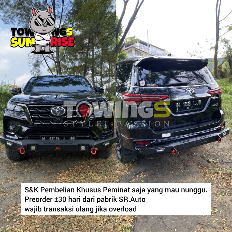 Jual Towing Hitch Bull Bar Bumper Fortuner - Pelindung Bemper kijang ...