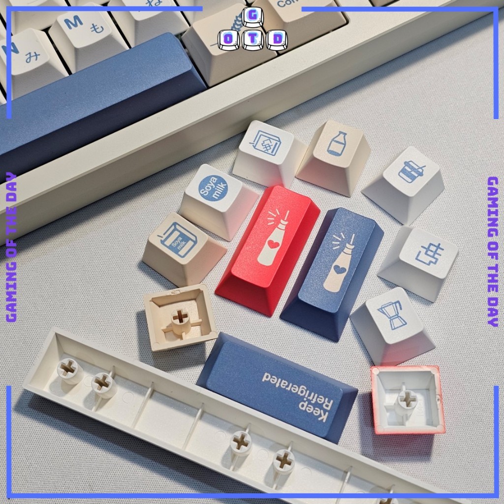 Jual Soymilk Vintage with Japanese Root Keycaps Keycap by GOTD Cherry ...