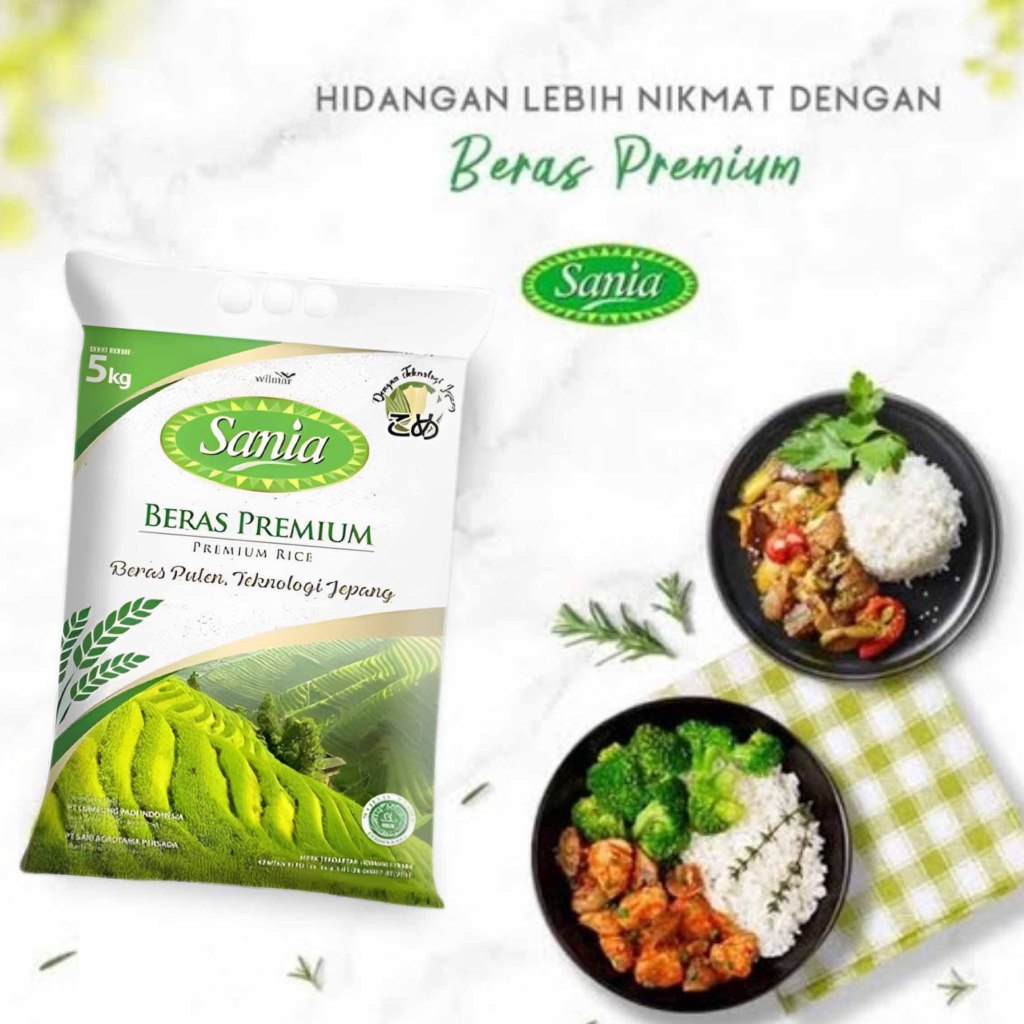 Jual Sania Rice / Beras Premium Rice / Beras Putih Pulen / 5kg | Shopee ...