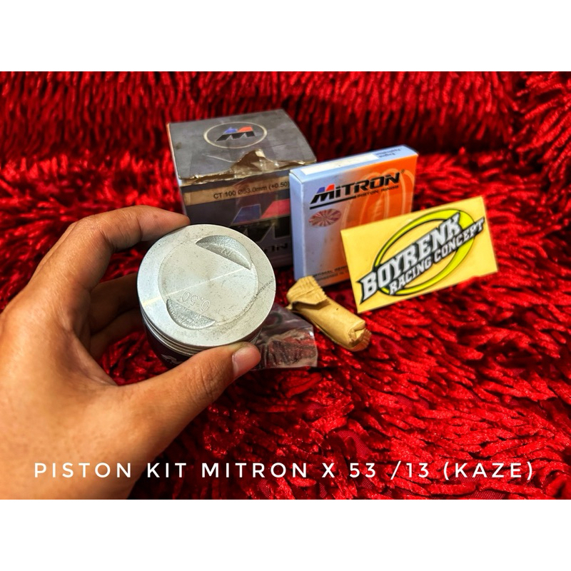 Jual Piston Kit Mitron X 53 57 Pen 13 (Kaze) BOYRENK RACING CONCEPT