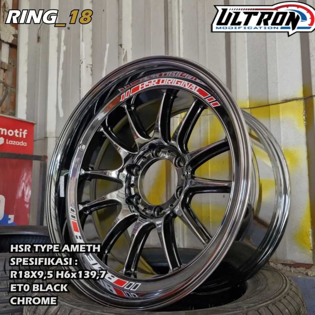 Jual Pelek Terbaru Ring 18 Mobil Pajero Hilux Double Triton Velg HSR ...
