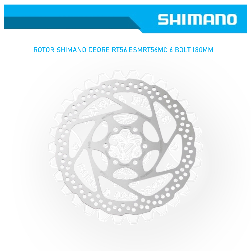 Jual ROTOR SHIMANO DEORE RT56 ESMRT56MC 6 BOLT 180MM | Shopee Indonesia