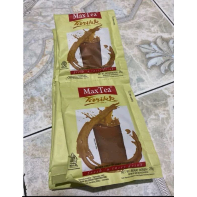 Jual MAXTEA TEH TARIK 1 RENCENG ISI 10 PCS | Shopee Indonesia