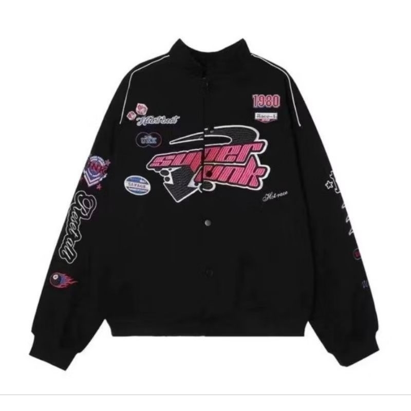 Jual SUPER INK JAKET WANITA OVERSIZE | JAKET WANITA STYLE KEKINIAN ...