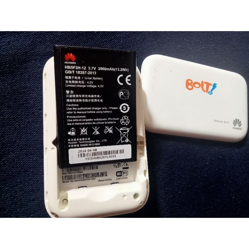 Jual MODEM MiFi Huawei Bold E5372 all operator 4G bypass batrei ...