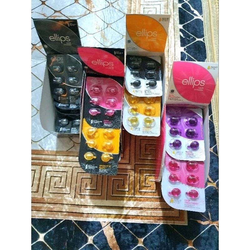 Jual ELLIPS Hair Vitamin Sachet Isi 6 capsule | Shopee Indonesia