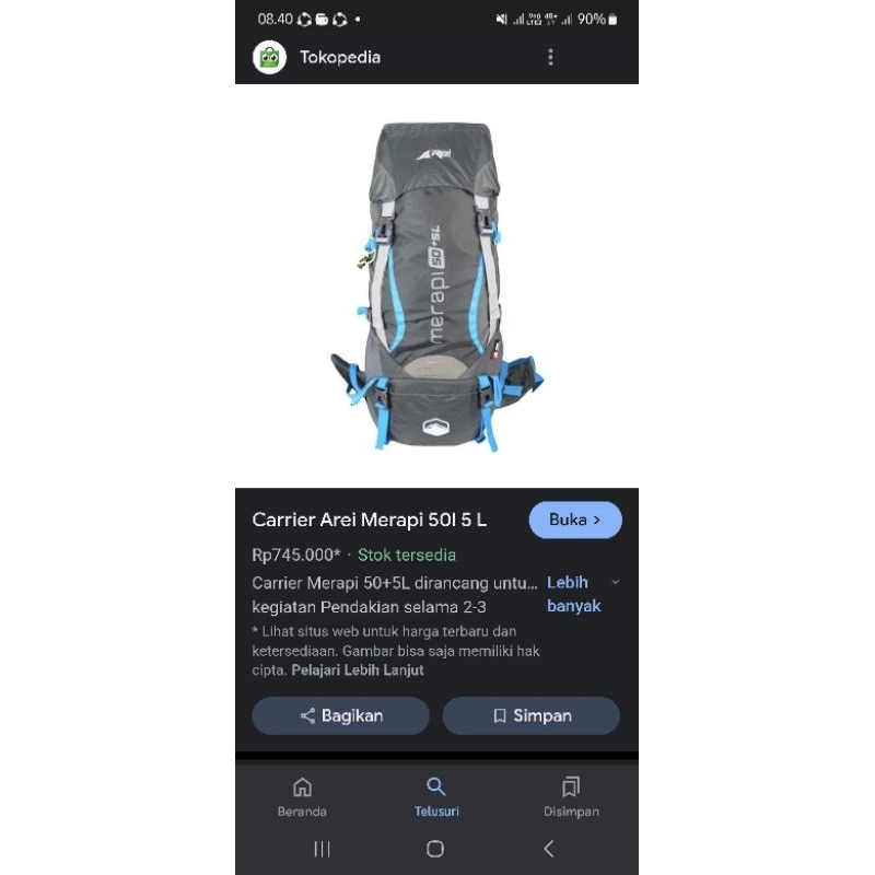 Jual carrier arei merapi | Shopee Indonesia