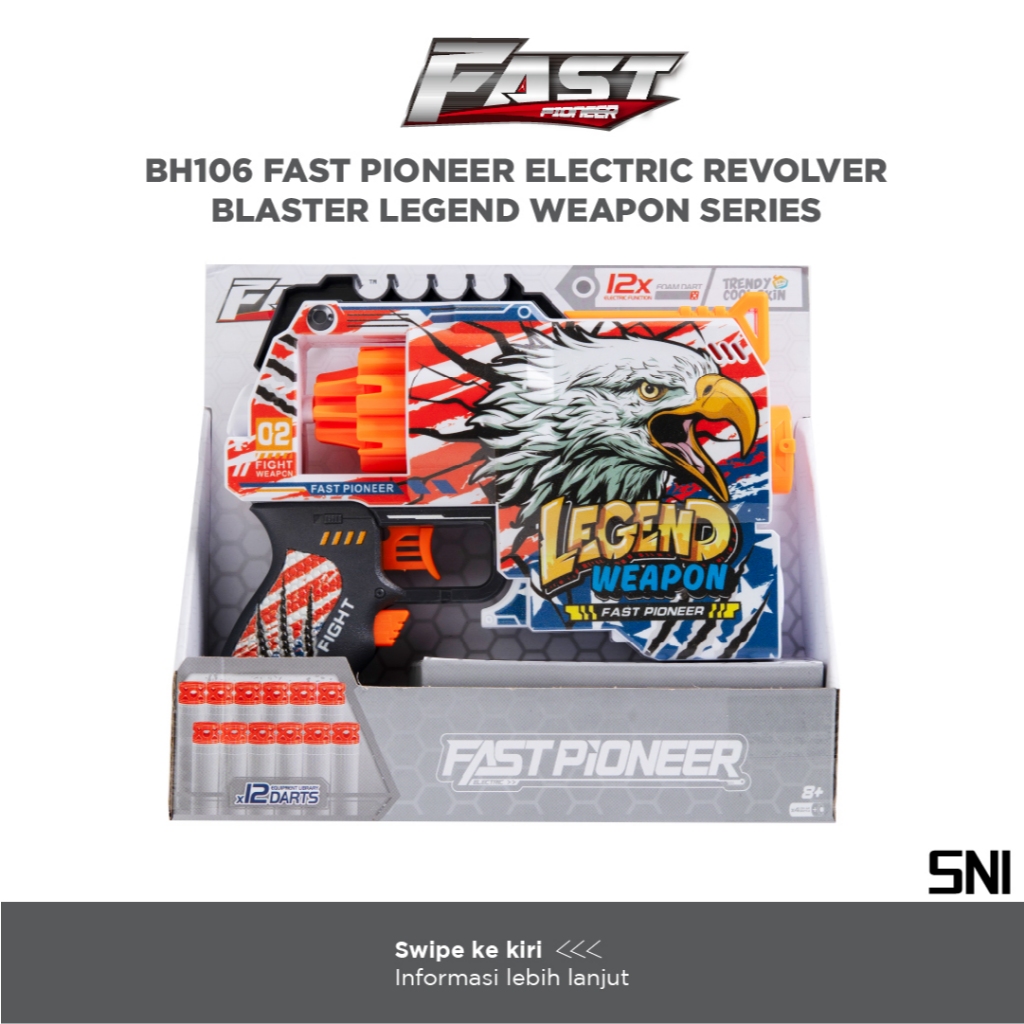 Jual Fast Pioneer - Electric Revolver Blaster Legend Weapon Series ...