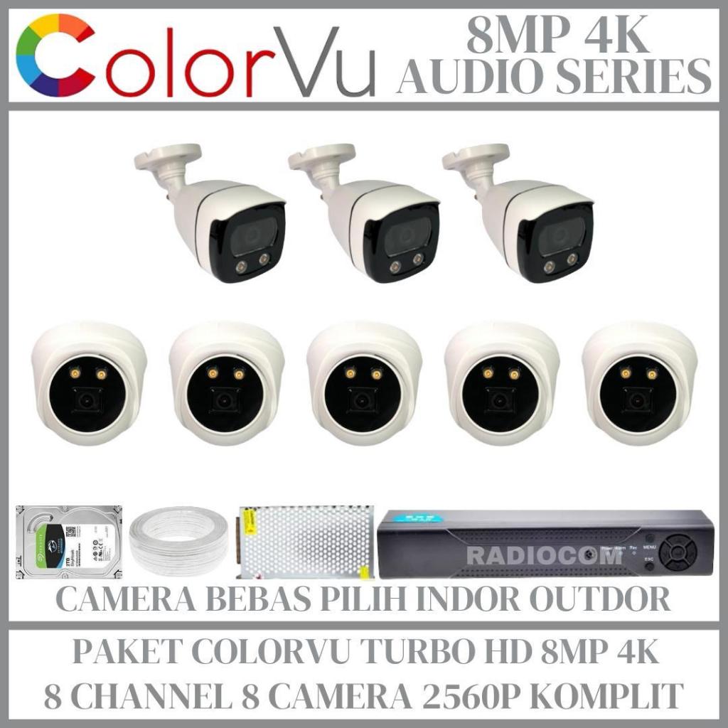 Jual PAKET CCTV COLORVU 8 CHANNEL 8 KAMERA 8MP 4K ULTRA HD | Shopee ...