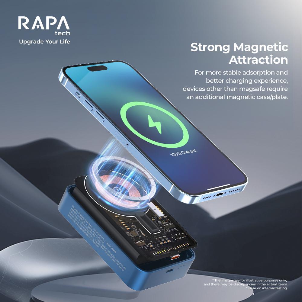 Jual RAPAtech ORIGIN CRYSTAL I Wireless 15W + PD20W PB2011-5 | Shopee ...