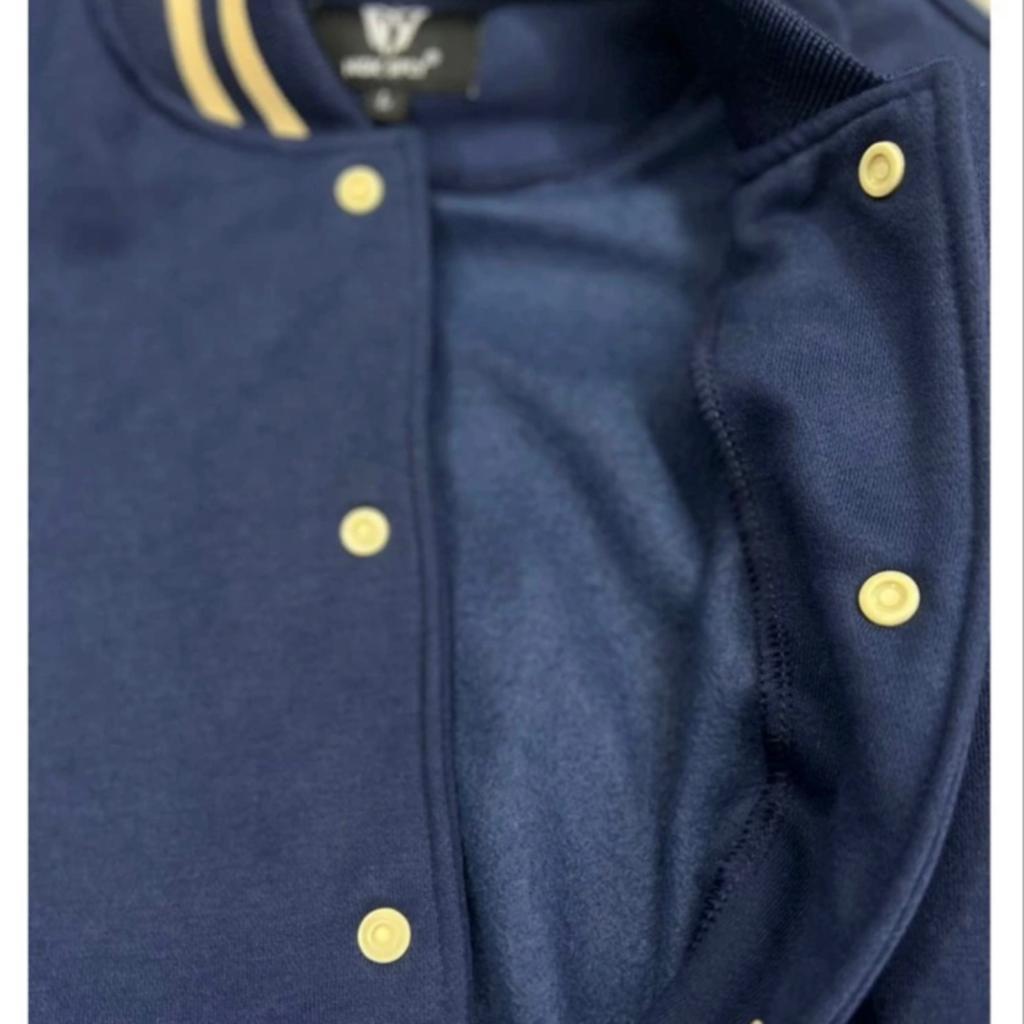 Jual [ COD ] Jaket Varsity Kancing Baseball Pria / Wanita Dewasa Motif ...