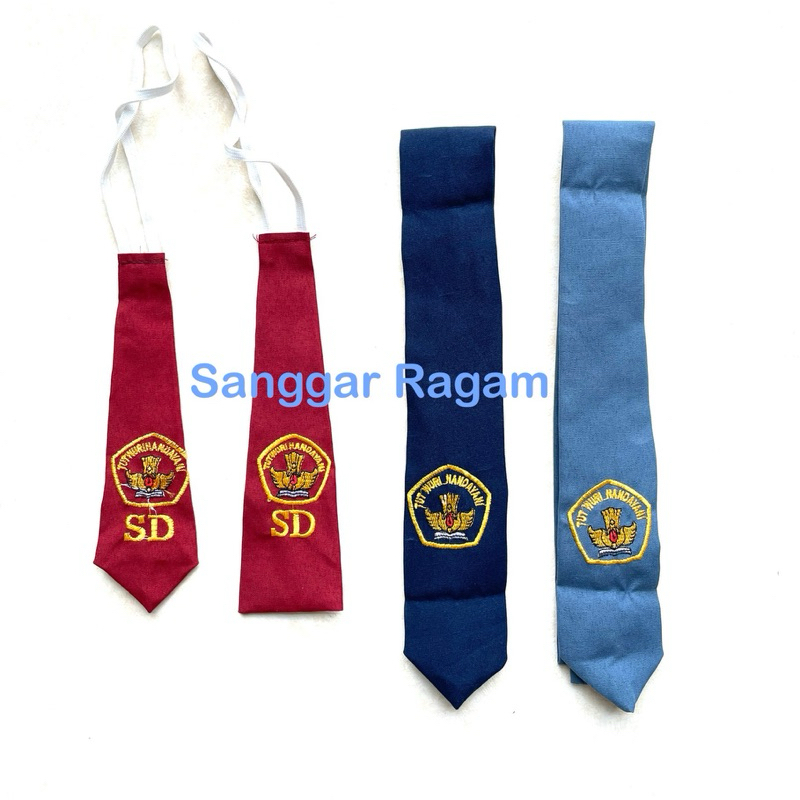 Jual Seragam Sanggar Ragam - Dasi Seragam Sekolah Logo Bordir SD / SMP ...