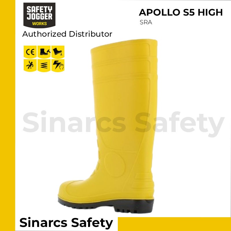 Jual Sepatu Safety Jogger APOLLO S5 Boots - Yellow / Kuning | Shopee ...