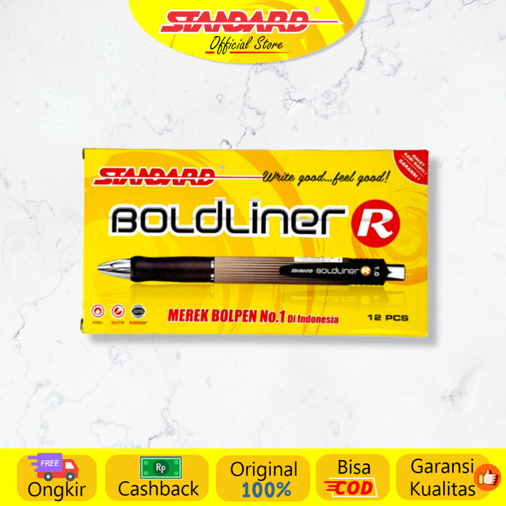 Standard - Pulpen Boldliner R  1.0  ( Alat Tulis / Pen / Ballpoint / Pena ) (7)