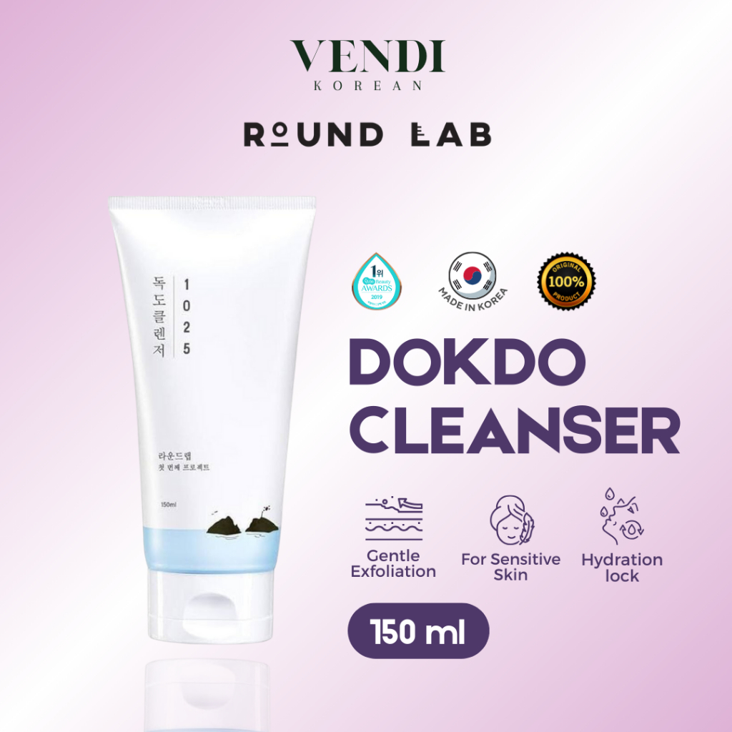 Jual [100% ORIGINAL] ROUND LAB 1025 Dokdo Cleanser Pencuci Muka Facial ...