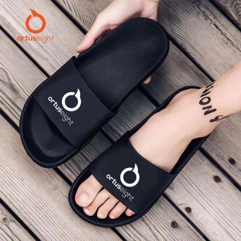 Jual Cod Sandal Slop Ortuseight Original 100% Sandal Karet Anti Air ...