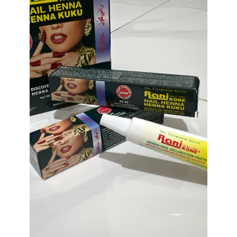 Jual ECERAN - HENNA KUKU RANI KONE WARNA MERAH ORI OLEH OLEH UMROH HAJI ...