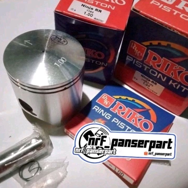 Jual PISTON KIT SEHER SET RING KAWASAKI NINJA 150 R/RR 2 TAK OS/OVER ...