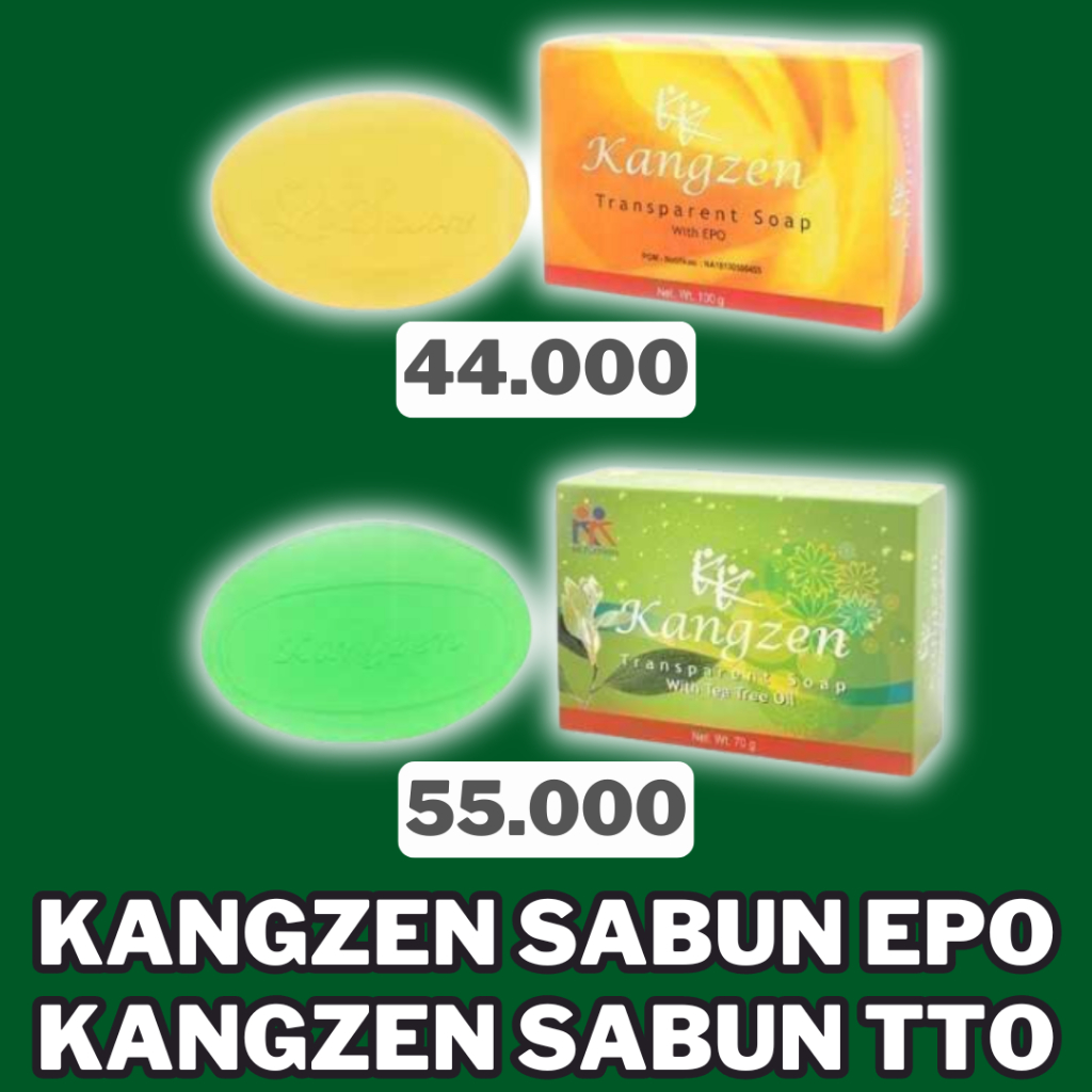 Jual Kangzen Sabun EPO Kuning Bekas Jerawat Ringan, Sabun Tea Tree Oil ...