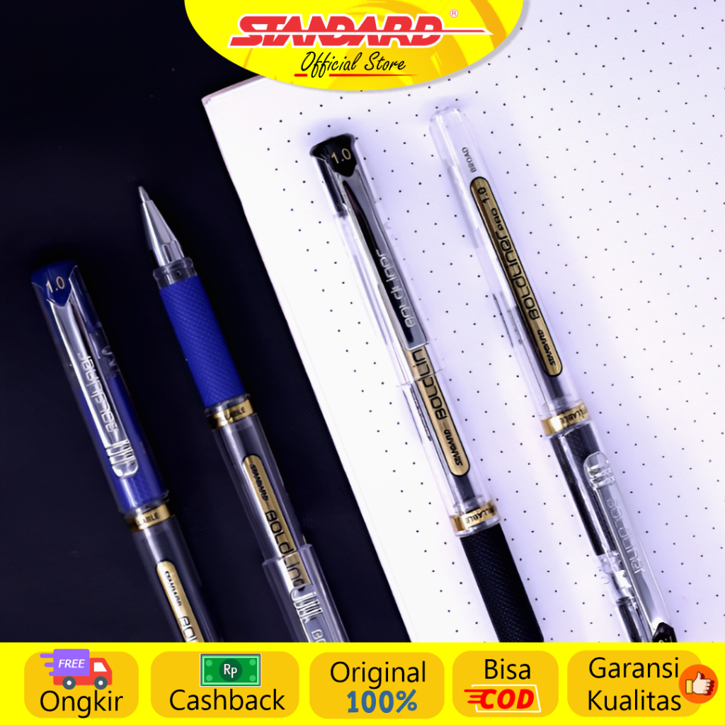 Standard - Pulpen Boldliner PRO  1.0 ( Alat Tulis / Pen / Ballpoint / Pena ) (5)