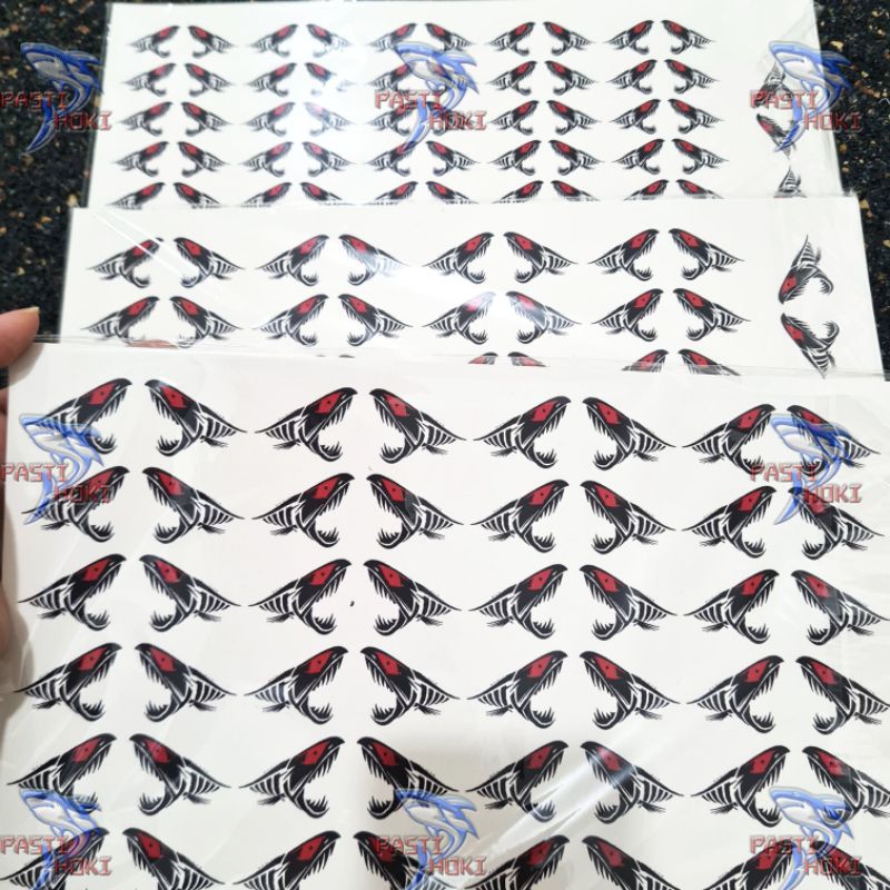 Jual sticker jaws / sticker untuk jaws / HARGA PERLEMBAR | Shopee Indonesia