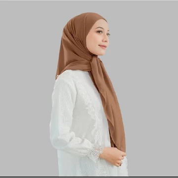 1025 Hijab Segitiga Inner Ceruty 2 Layer
