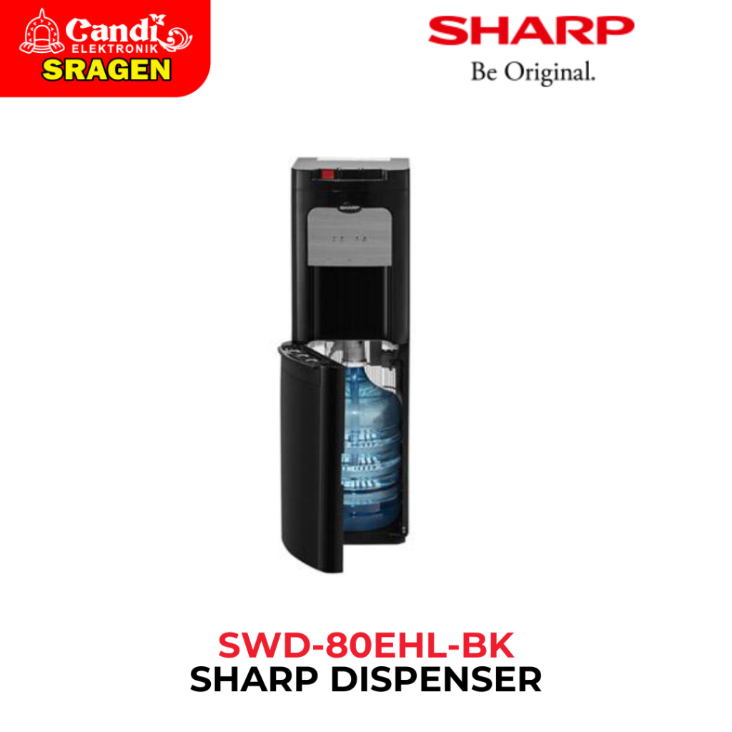 Jual SHARP Dispenser Galon Bawah - SWD-80EHL-BK | Shopee Indonesia