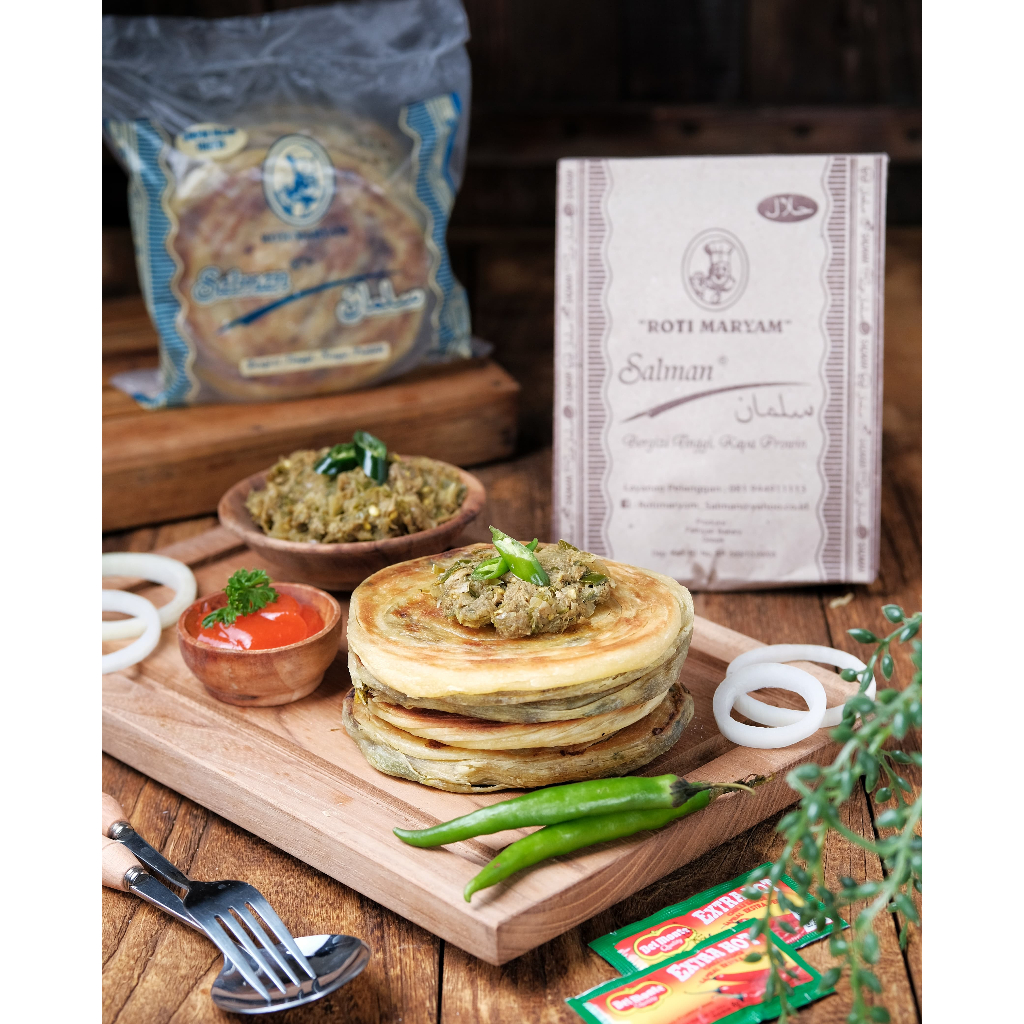 Jual Roti Maryam Salman Asli Rasa DAGING 1 Pack Isi 5 Roti Mariam ...