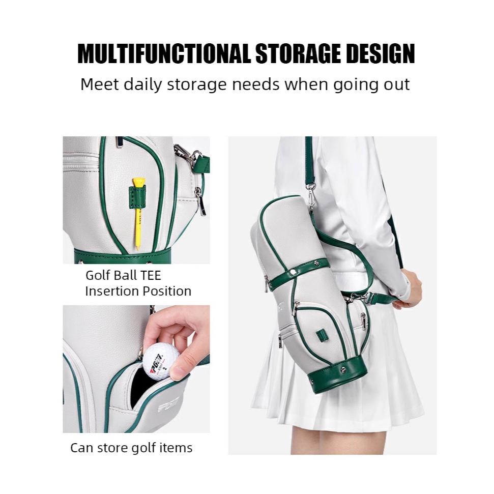 Jual PGM Mini Golf Bag Hand Carry Crossbody Bag Lightweight Portable ...