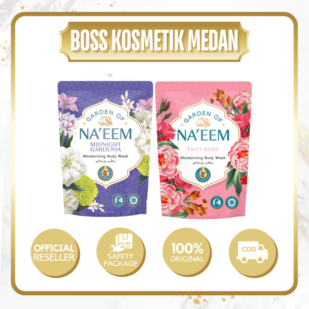 Jual NAEEM GARDEN OF NAEEM Moisturizing Body Wash 400ml pouch | Shopee ...
