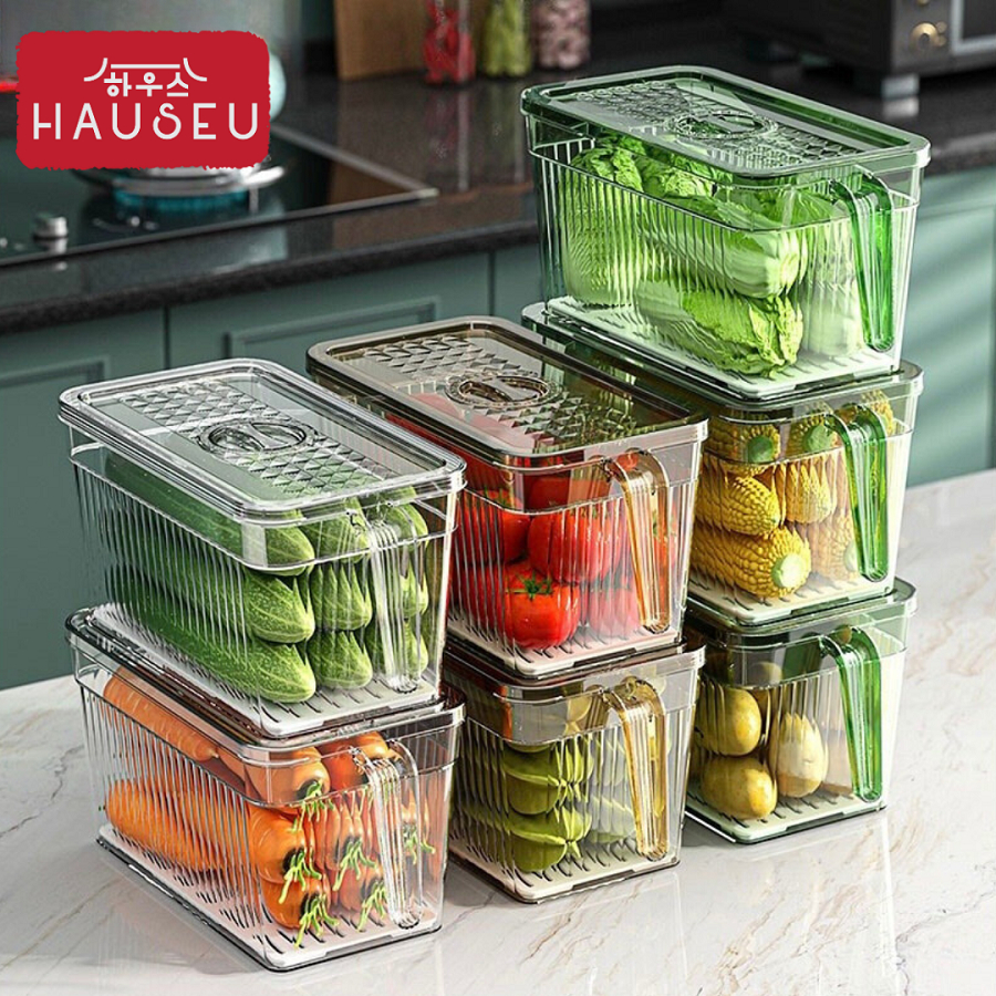 Jual HAUSEU - JIN JOO Container Kulkas Makanan Serbaguna Wadah Kulkas ...